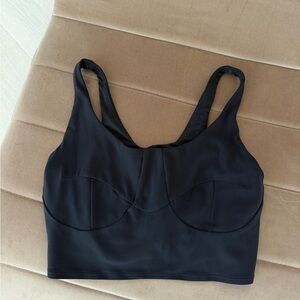 Lululemon Athletica Black Crop Top